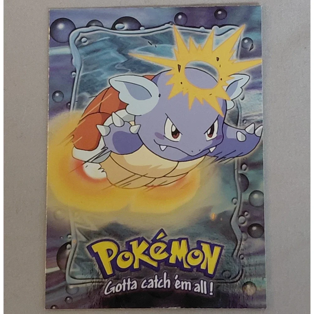 1999 Topps Pokémon Wartortle #08 E8 of 12 Stage 2 Holographic Holo Foil Card